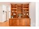 Large wooden built in shelves and cabinets, great for storage and display at 2808 Findley Rd, Statesville, NC 28625