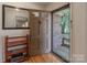 Inviting foyer with hardwood floors, showcasing a convenient coat rack and ample natural light at 2808 Findley Rd, Statesville, NC 28625