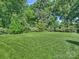 Expansive backyard featuring meticulously manicured lawn and lush landscaping, creating a serene outdoor space at 3620 Champaign St, Charlotte, NC 28210