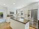 Modern kitchen featuring white cabinetry, stainless steel appliances, and hardwood floors at 3620 Champaign St, Charlotte, NC 28210