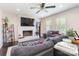 Inviting living room with a stylish fireplace and modern decor at 4855 Saluda Rd, Rock Hill, SC 29730