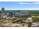 A scenic aerial shot showcases the city skyline and nearby stadium at 513 N Graham St # 1B, Charlotte, NC 28202