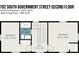 Second floor plan of 702 South Government Street featuring the Gross Living Area of 1651 Sq Ft at 702 S Government St, Lincolnton, NC 28092