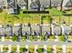 Aerial view of the property showcasing its lot size, surrounding homes, and neighborhood layout at 10693 Sky Chase Nw Ave, Concord, NC 28027