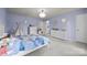 Bedroom featuring carpet, neutral paint, and a doorway to the bathroom at 1108 Longwood Ct, Matthews, NC 28104