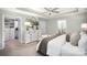 Spacious main bedroom with walk-in closet, and direct access to bathroom at 113 Callandor Ct, Troutman, NC 28166