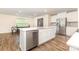 Bright kitchen island with stainless steel appliances and ample counter space, perfect for cooking at 1313 Forkhorn Dr, Monroe, NC 28110