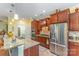 Well-equipped kitchen with granite countertops, stainless steel appliances, and ample storage at 2035 Moultrie Ct, Fort Mill, SC 29707