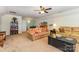 Comfortable living room featuring neutral walls, recessed lighting and comfortable seating at 2035 Moultrie Ct, Fort Mill, SC 29707