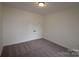 Neutral bedroom featuring plush carpet, closet, and clean lines, ready for personalization at 3011 Buffett Ln # 33, Monroe, NC 28110
