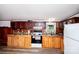 Functional kitchen with updated countertops, appliances, and custom cabinetry at 475 Dot Faris Rd, Catawba, SC 29704