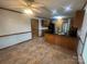 Functional kitchen with dark countertops and classic cabinetry at 6339 River Front Dr, Harrisburg, NC 28075
