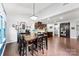Bright dining area that flows into the kitchen for a seamless entertaining experience at 865 Wingthorn Rose Dr, Gastonia, NC 28056