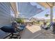 Outdoor patio featuring a hot tub with comfortable lounge seating, ideal for relaxation and enjoying outdoor leisure at 1022 Curling Creek Dr, Indian Trail, NC 28079