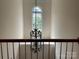 View of hallway with chandelier and natural light through window at 13123 Ashley Meadow Dr, Charlotte, NC 28213