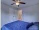Bedroom with large bed, closet, and ceiling fan at 1454 King Rd, York, SC 29745