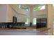 Modern kitchen with stainless steel appliances, granite countertops, and peninsula seating at 14621 Waterside Dr, Charlotte, NC 28278