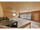 Open and spacious two-car garage features an overhead door at 1512 Mount Ulla Hwy, Mooresville, NC 28115
