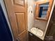 RV bathroom featuring a sink, vanity, and a wooden door at 164 Dogwood Cir, New London, NC 28127
