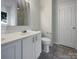 Bathroom featuring a vanity with drawers, and a tiled floor at 177 Jacobs Woods Cir, Troutman, NC 28166