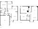 Detailed floor plan showcasing the layout of the two-story home at 177 Jacobs Woods Cir, Troutman, NC 28166