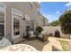 Cozy back patio with stone pavers and comfortable outdoor seating area at 19143 Juanita Ln, Cornelius, NC 28031
