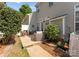 Charming backyard patio with stone walkway, perfect for outdoor relaxation at 19143 Juanita Ln, Cornelius, NC 28031
