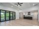 Open-concept living space with hardwood floors and seamless access to the kitchen at 2313 Ivey Church Rd, Maiden, NC 28650