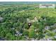 Aerial view showing the Candlewych Swim Club located near this residential area at 2315 Lawton Bluff Rd, Charlotte, NC 28226