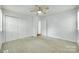 Spacious bedroom featuring carpet flooring, a ceiling fan, and neutral walls for a relaxing space at 2833 Regency Rd, Lancaster, SC 29720