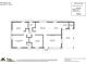 Detailed floor plan showcasing the layout of the house with measurements at 2833 Regency Rd, Lancaster, SC 29720