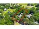 An aerial view of the property boundary and surrounding landscape at 2923 Meadow Creek Ln, Monroe, NC 28110