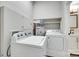 Laundry Room featuring a washing machine, dryer, and sink, optimizing functionality at 3120 Parkway Ave, Charlotte, NC 28208