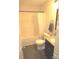 Cozy bathroom features a shower-tub combo, toilet, and vanity with granite counters at 3315 Buffalo Shoals Rd, Newton, NC 28658