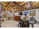 Finished basement featuring a bar, lounge area, and ample space for recreation and entertaining at 341 N Mulberry St, Statesville, NC 28677