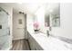 Elegant bathroom with marble countertops, modern fixtures, and a glass shower at 3520 4Th Street Nw Blvd, Hickory, NC 28601