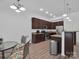 Modern kitchen with stainless steel appliances and granite countertops at 4028 Garden Oak Dr, Indian Trail, NC 28079