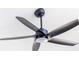Close up of a modern ceiling fan with five blades and a light at 413 Jose St, Shelby, NC 28150