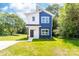 Stylish two-story home with a unique exterior design and a well-kept lawn at 413 Jose St, Shelby, NC 28150