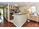 Compact kitchen with modern appliances and ample cabinet space at 517 N Graham St # 3E, Charlotte, NC 28202