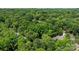 Overhead shot of a property immersed in dense, mature trees, highlighting its natural setting at 6713 William Harry Ct, Charlotte, NC 28211