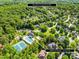 Aerial view showing the proximity of community amenities to this home's location at 9311 St Barts Ln, Huntersville, NC 28078