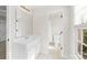 Bathroom with white walls, tile flooring, and a sink at 9311 St Barts Ln, Huntersville, NC 28078