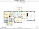 Detailed floor plan showcasing the layout of the main level at 104 Ridge Dr, Stanley, NC 28164