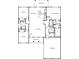 Detailed floor plan showcasing the layout of the home with bedrooms, kitchen, and garage at 1628 Dresden Dr, Rock Hill, SC 29732