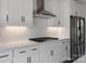 Close-up of a well-appointed kitchen with stainless steel appliances and modern cabinetry at 1628 Dresden Dr, Rock Hill, SC 29732