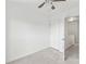 An open-concept bedroom with a ceiling fan offers plenty of room at 1707 Kashmir White Ln, Fort Mill, SC 29708