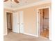 Bright bedroom with ensuite bathroom and walk-in closet at 2092 Ayrsley Town Blvd, Charlotte, NC 28273