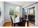 Dining room features a view to the backyard and access to the patio through sliding glass doors at 3029 Allendale Dr, Fort Mill, SC 29707