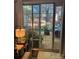 View of the back patio with sliding glass doors leading to the outdoor space at 303 Heritage Pkwy, Fort Mill, SC 29715